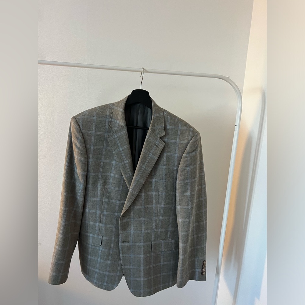 Ralph Lauren Tan Plaid Men's Blazer